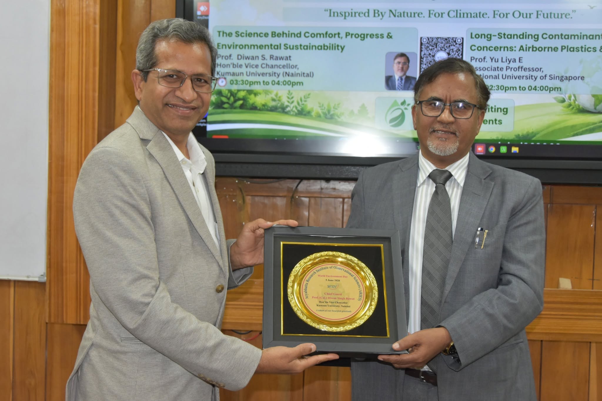World Environment Day Honorary for Chief Guest
