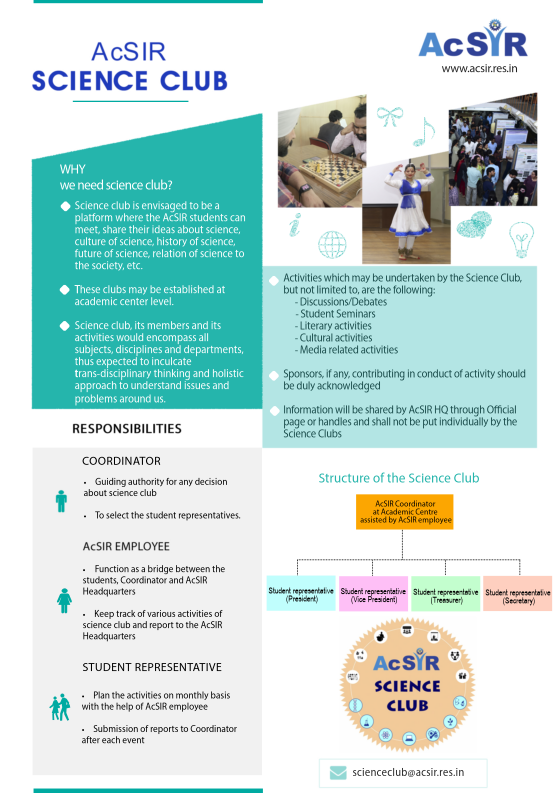 About AcSIR Science Club — ARIES Chapter
