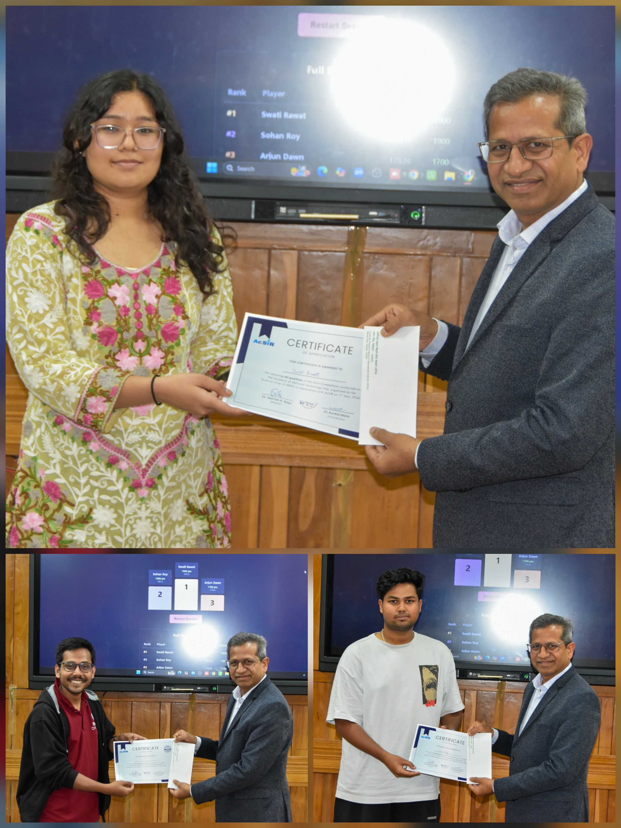National Technology Day Award