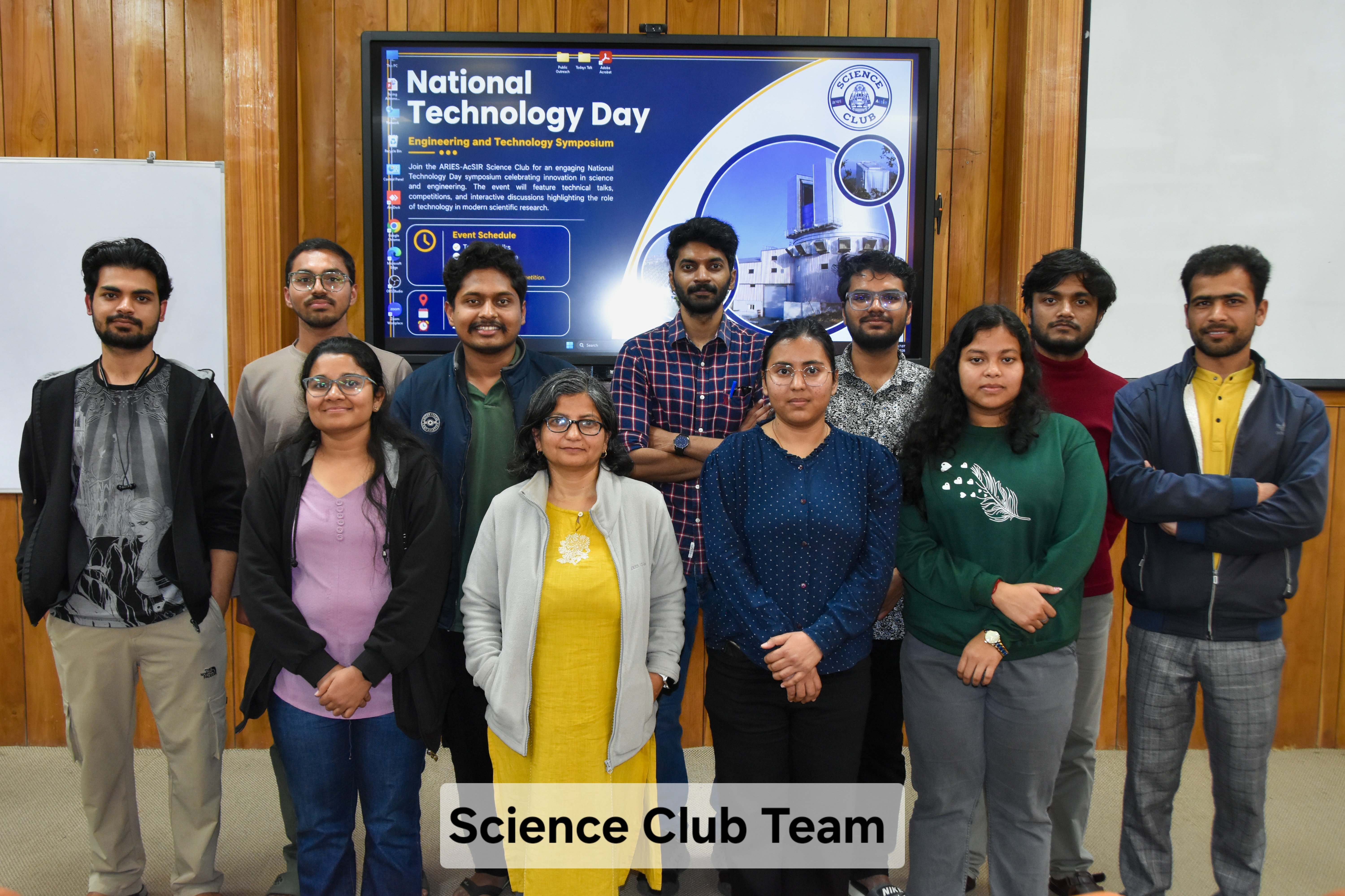 AcSIR-ARIES Science Club Team